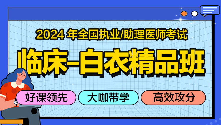 2024年全国临床执业/助理执业医师考试【白衣精品班】